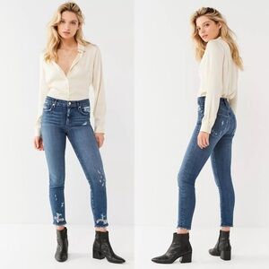 AGOLDE Sophie High-Rise Skinny Crop Jeans in Paradox